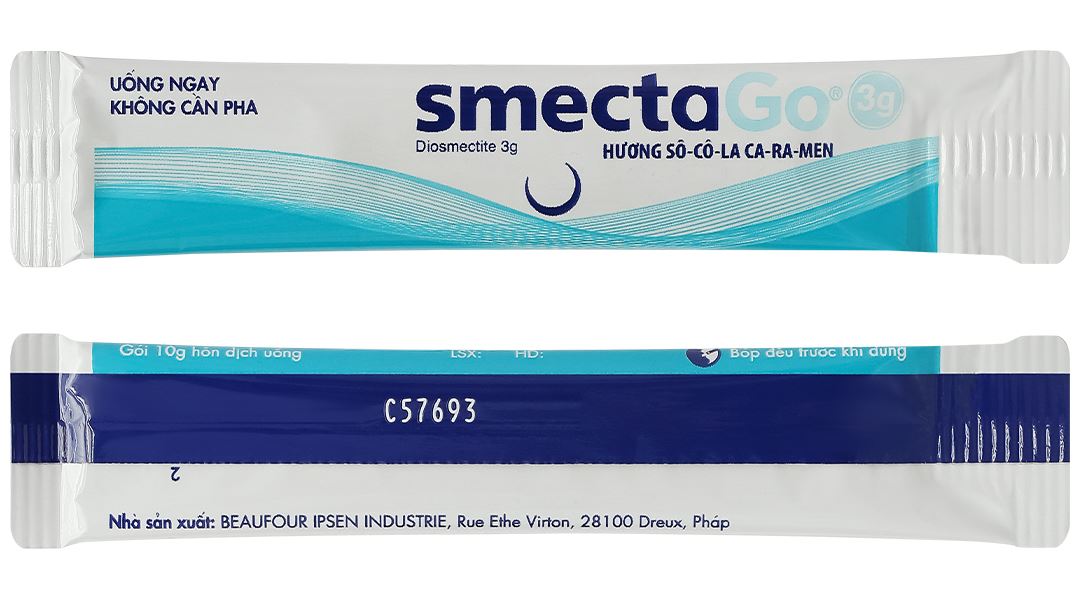 Thuốc SmectaGo 3g trị tiêu chảy cấp (12 gói x 10g) - 02/2026 ...