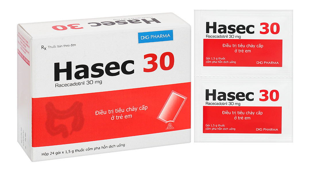 Thuốc cốm Hasec 30 điều trị triệu chứng tiêu chảy cấp ở trẻ em