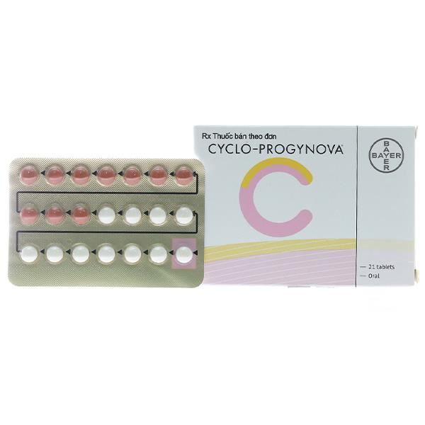 Cyclo - Progynova trị thiếu estrogen do mãn kinh