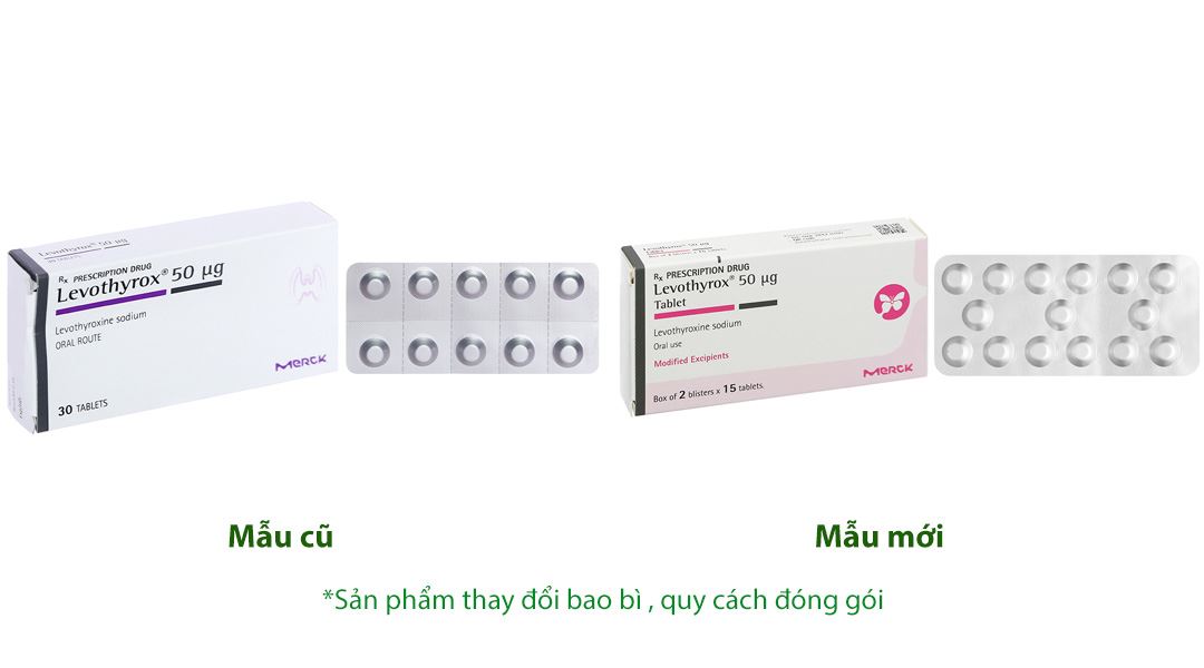 Levothyrox 50mcg điều trị bệnh lý tuyến giáp