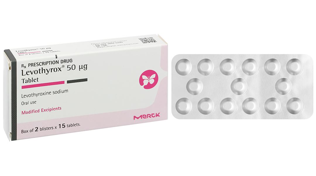 Levothyrox 50mcg điều trị bệnh lý tuyến giáp