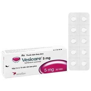 Vesicare 5mg trị tiểu không tự chủ