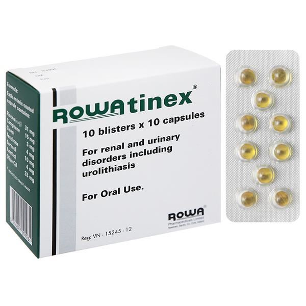 Rowatinex phòng và trị sỏi niệu, sỏi thận