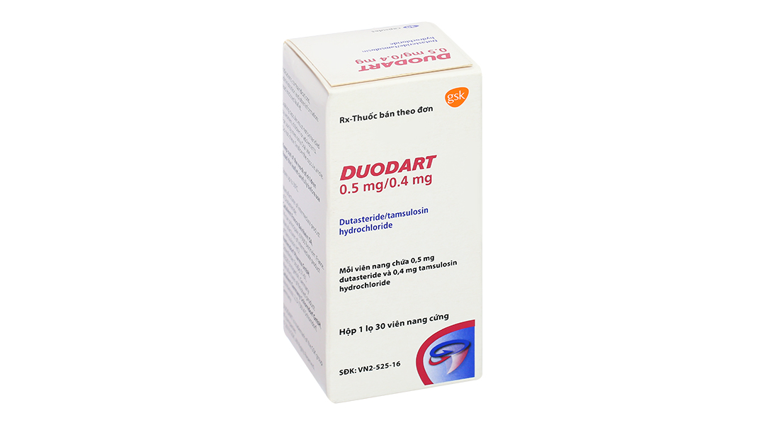 Duodart 0.5mg/0.4mg điều trị phì đại lành tính tuyến tiền liệt