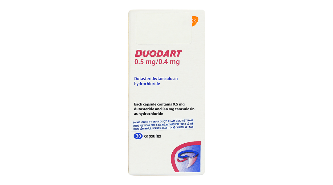 Duodart 0.5mg/0.4mg điều trị phì đại lành tính tuyến tiền liệt