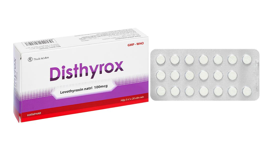 Disthyrox 100mcg điều trị các bệnh lý tuyến giáp