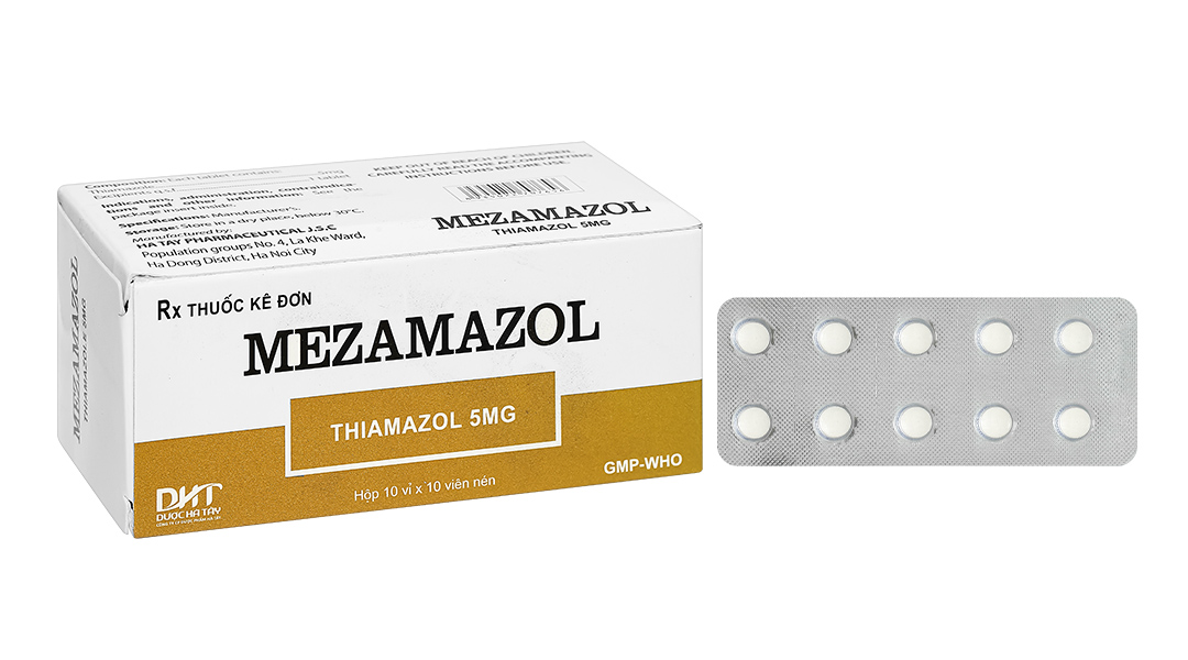 Mezamazol 5mg điều trị cường giáp