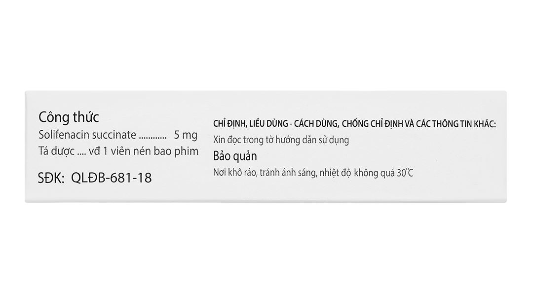 Egudin 5 điều trị triệu chứng tiểu không tự chủ