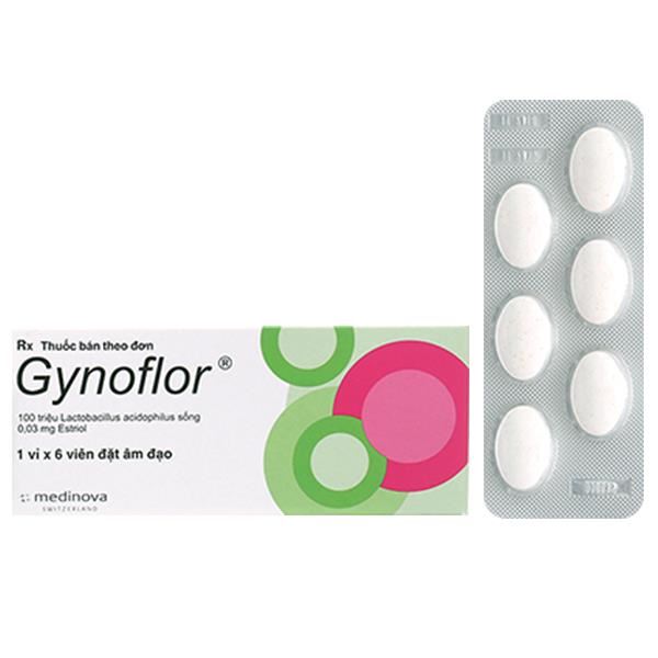 Viên đặt âm đạo Gynoflor bổ sung lợi khuẩn, trị viêm teo âm đạo