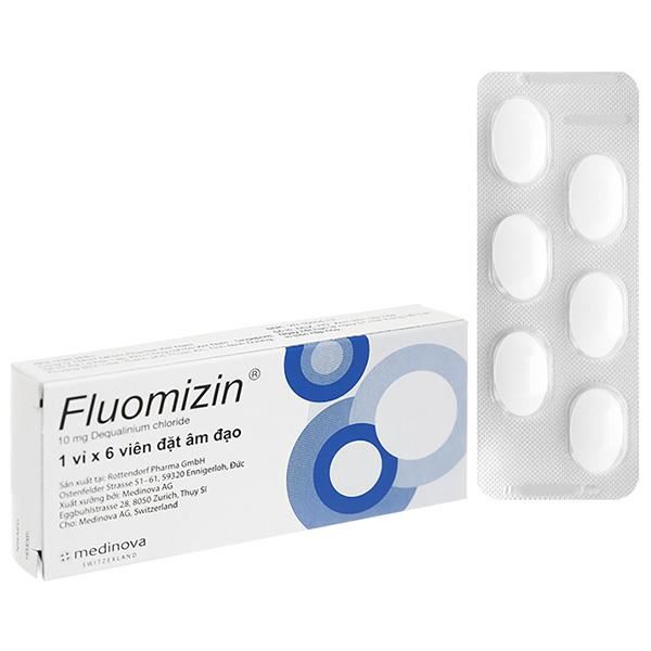 Viên đặt âm đạo Fluomizin trị nhiễm khuẩn, nhiễm nấm âm đạo