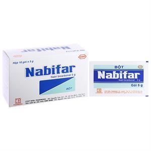 Bột Nabifar 5g vệ sinh phụ khoa, khử mùi hôi nách
