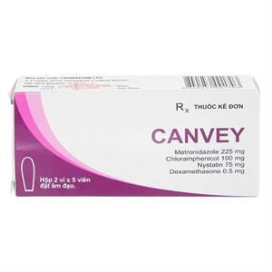 Thuốc đặt Canvey trị nhiễm khuẩn hỗn hợp tại âm đạo, viêm âm đạo
