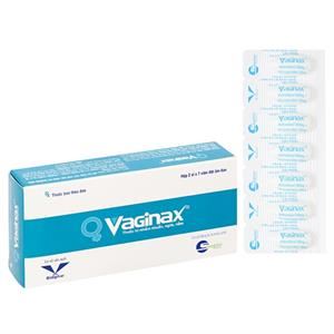 Viên đặt âm đạo Vaginax trị viêm âm đạo do nhiễm khuẩn, nhiễm nấm