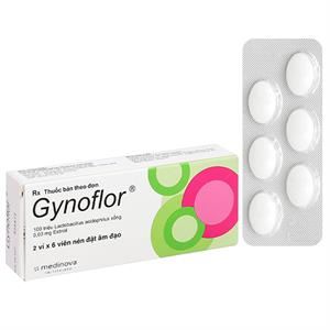 Viên đặt âm đạo Gynoflor bổ sung Lactobacillus, trị viêm teo âm đạo