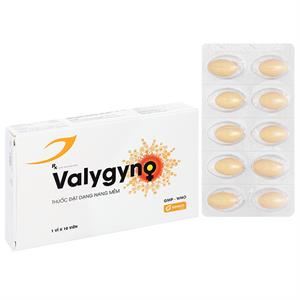 Viên đặt Valygyno trị viêm nhiễm phụ khoa