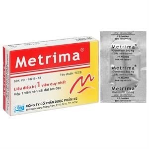 Viên đặt phụ khoa Metrima 500 trị viêm âm đạo