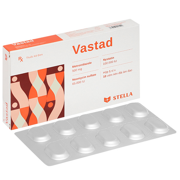 Viên đặt âm đạo Vastad điều trị viêm âm đạo