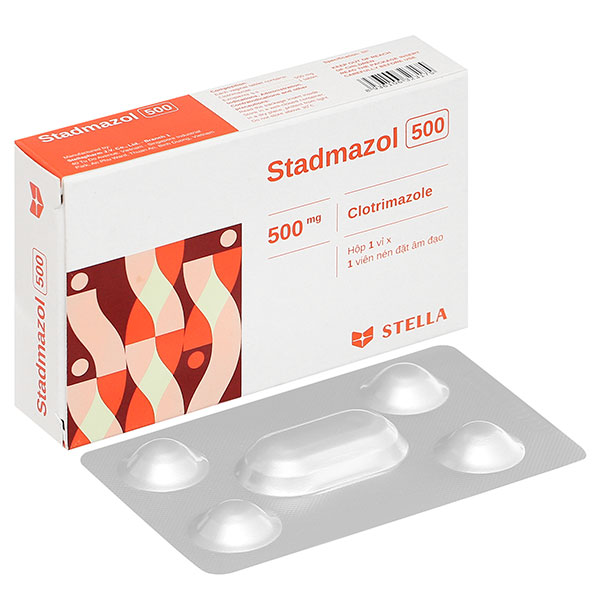Viên đặt âm đạo Stadmazol 500 điều trị viêm âm đạo