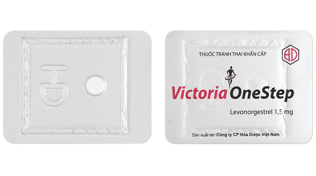 Victoria One Step 1.5mg thuốc tránh thai khẩn cấp trong vòng 72 giờ