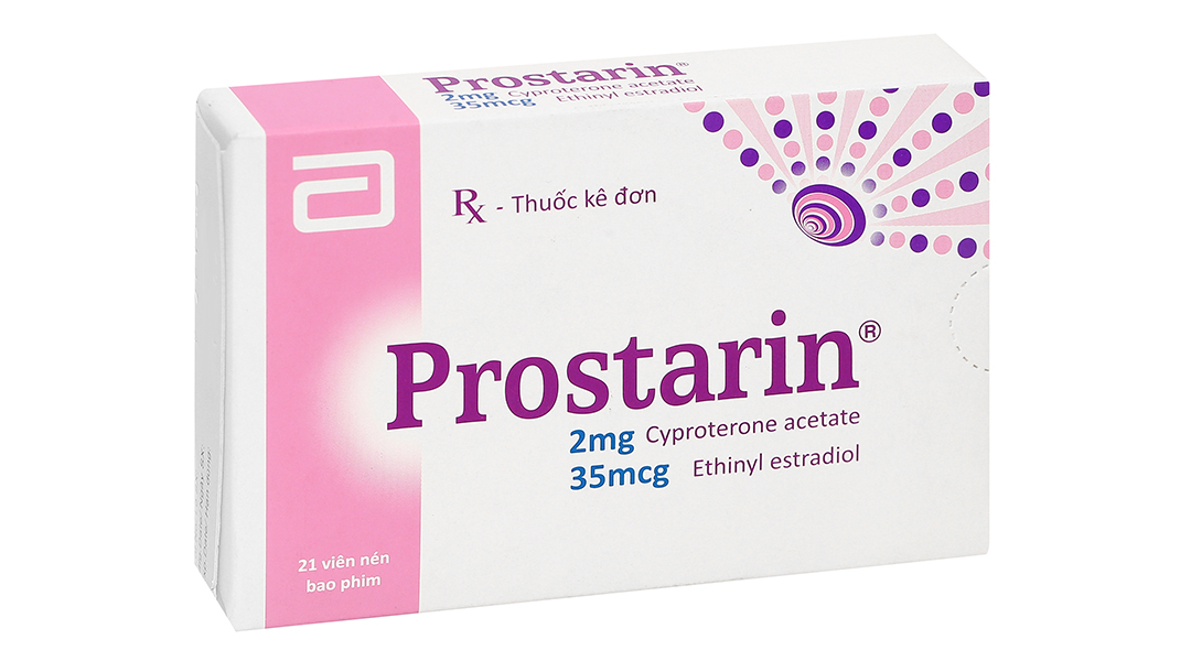 Prostarin giảm androgen, ngăn chặn một số biểu hiện cường androgen