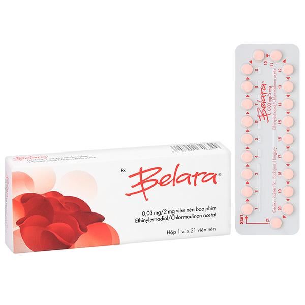 Belara 0.03mg/2mg thuốc tránh thai hằng ngày