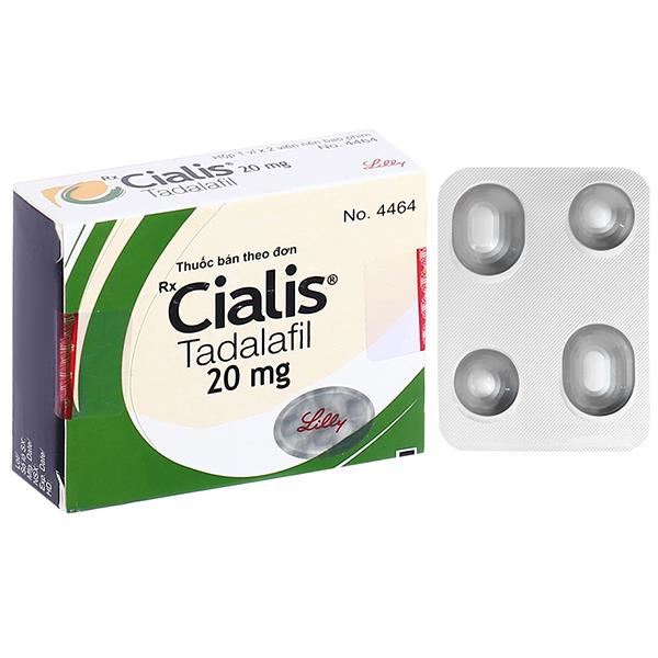 Cialis 20mg trị rối loạn cương dương