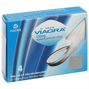 Viagra 100mg trị rối loạn cương dương