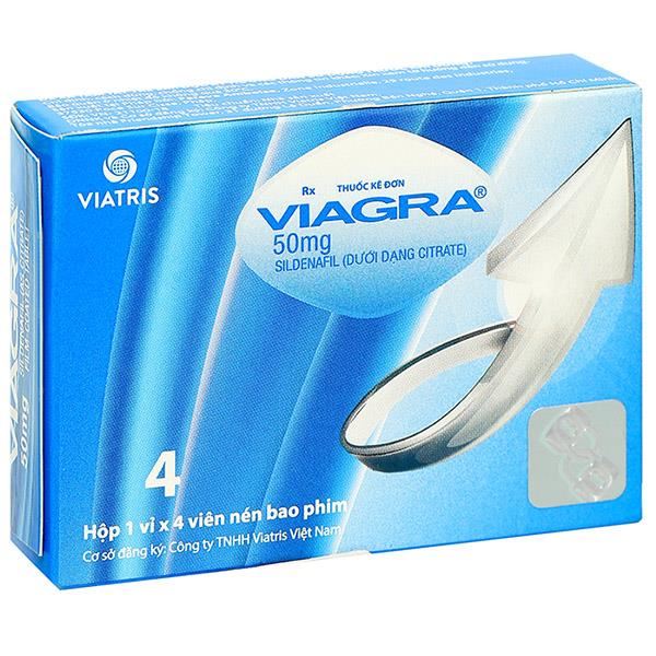 Viagra 50mg trị rối loạn cương dương