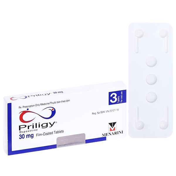 Priligy 30mg trị xuất tinh sớm