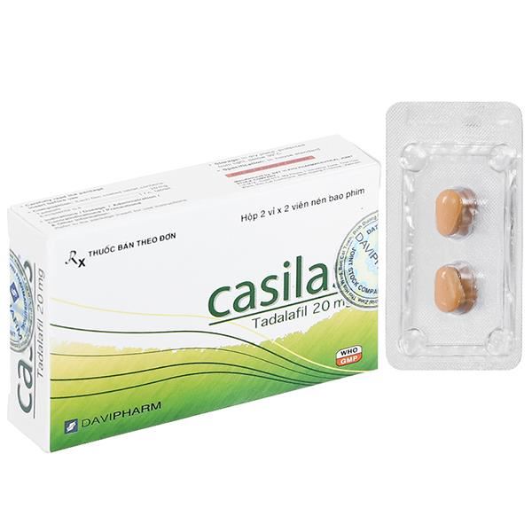 Casilas 20mg trị rối loạn cương dương