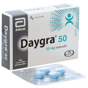 Daygra 50 trị rối loạn cương dương