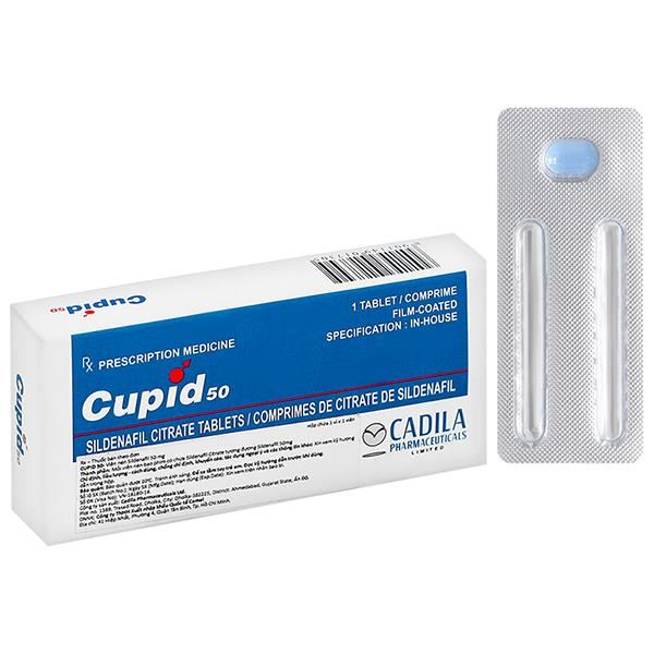 Cupid 50 trị các tình trạng rối loạn cương dương