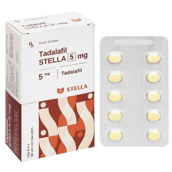 Tadalafil Stella 5mg điều trị rối loạn cương dương