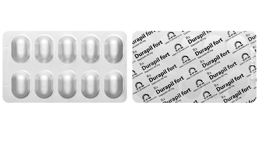 Durapil Fort 60mg điều trị các trường hợp xuất tinh sớm ở nam giới