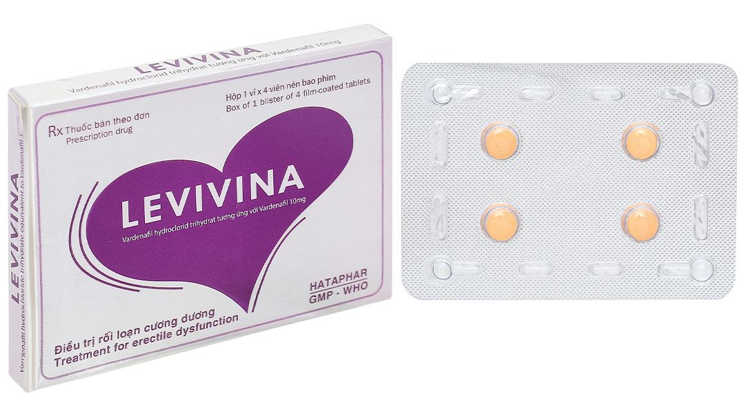 Levivina 10mg điều trị rối loạn cương dương
