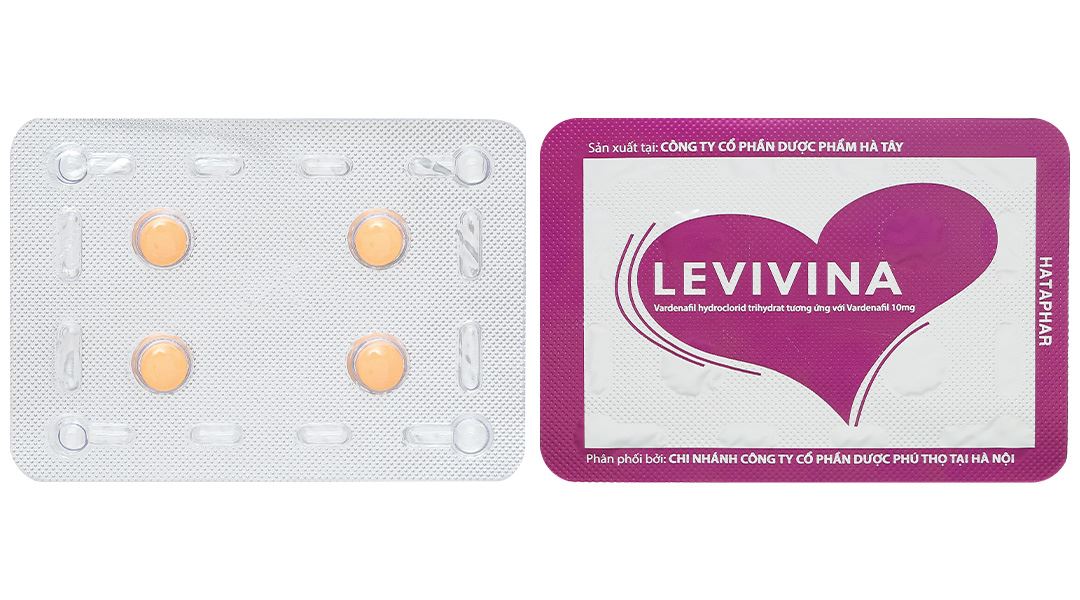 Levivina 10mg điều trị rối loạn cương dương