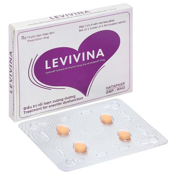 Levivina 10mg điều trị rối loạn cương dương