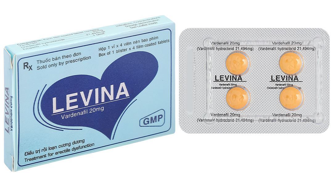 Levina 20mg điều trị rối loạn cương dương