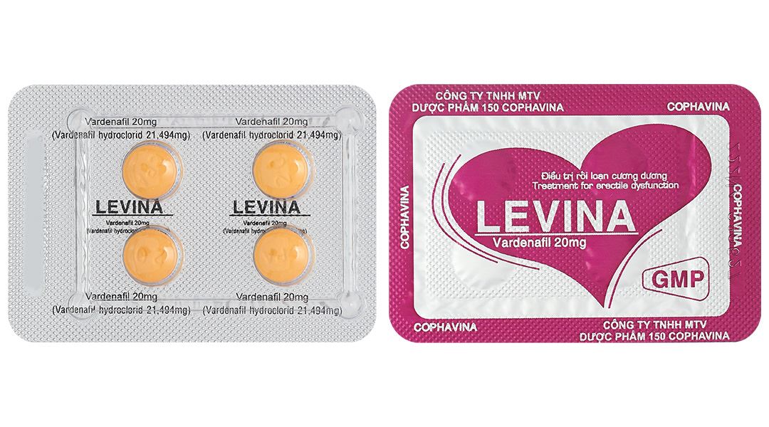 Levina 20mg điều trị rối loạn cương dương