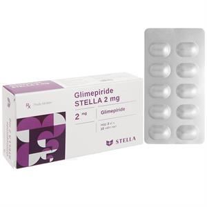Glimepiride Stella 2mg trị đái tháo đường tuýp 2