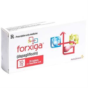 Forxiga 10mg trị đái tháo đường tuýp 2, suy tim và bệnh thận mạn tính