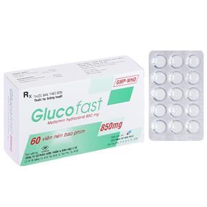 Glucofast 850mg trị đái tháo đường