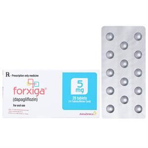 Forxiga 5mg trị đái tháo đường tuýp 2, suy tim và bệnh thận mạn tính
