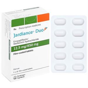 Jardiance Duo 12.5mg/850mg trị đái tháo đường
