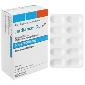 Jardiance Duo 5mg/1000mg trị đái tháo đường
