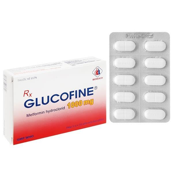 Glucofine 1000mg trị đái tháo đường tuýp 2