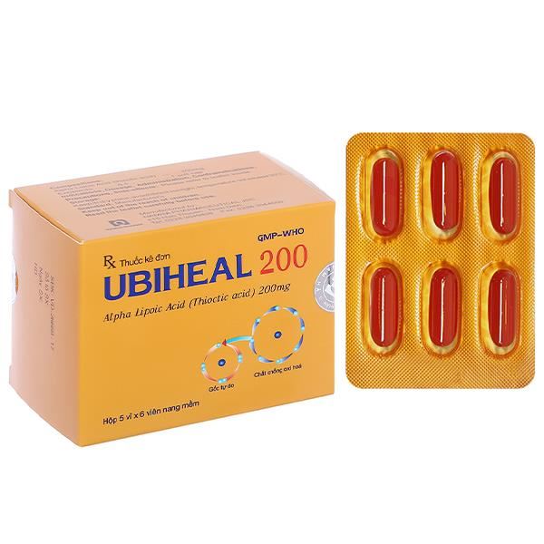 Ubiheal 200 trị rối loạn cảm giác do bệnh thần kinh đái tháo đường