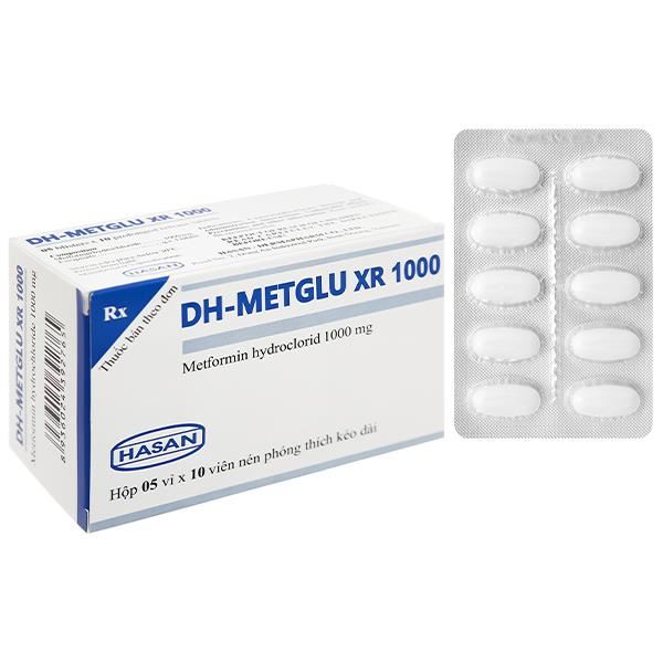 DH-Metglu XR 1000 trị đái tháo đường tuýp 2