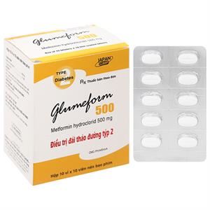 Glumeform 500 trị đái tháo đường tuýp 2