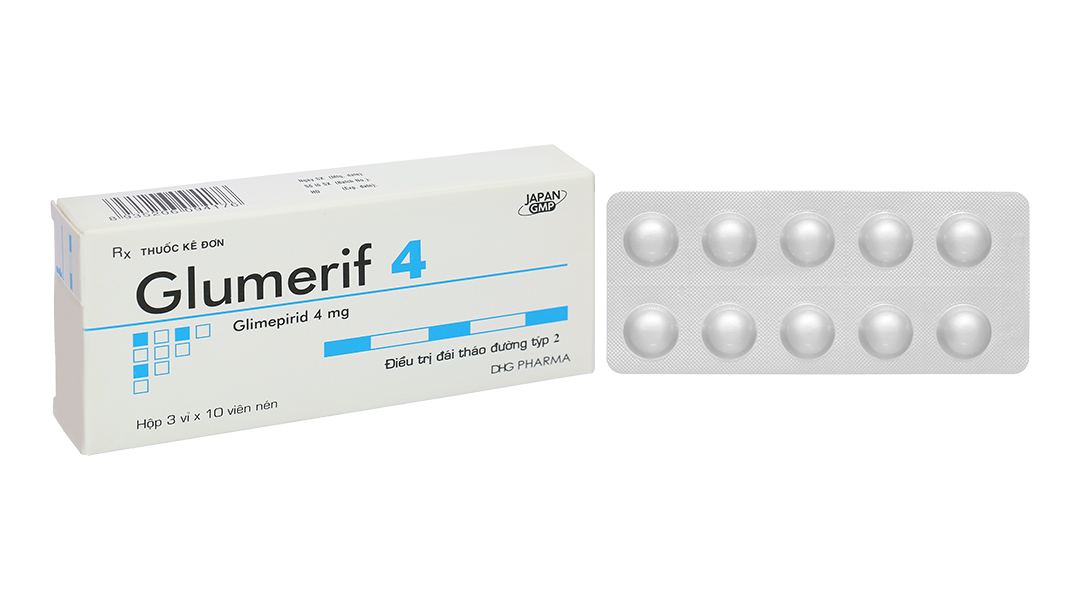 Glumerif 4 điều trị đái tháo đường týp 2